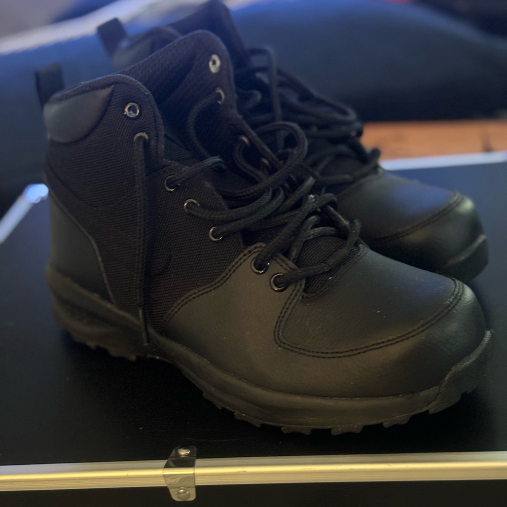 Nike Black Tactical Boots High-Top Durable